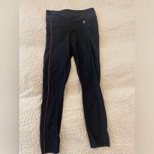 NEW: Black Koral leggings with colored stripes